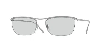 Oliver Peoples Ov1381t Ez-y 5036 Women's Sunglasses Silver Size 55