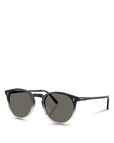 Oliver Peoples Ov5183s O'malley Sun Round Sunglasses, 48mm In Neutral