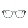 Oliver Peoples Mens Blue Ov5219 Fairmont Square-frame Acetate Glasses In Blu