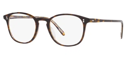 Pre-owned Oliver Peoples Ov5397f 1666 49 Vintage Boston Tortoiseshell Full Rim Eyeglasses In Clear