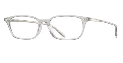 Pre-owned Oliver Peoples Ov5405u 1669 Black Diamond 51mm Rectangular Men's Eyeglasses In Clear