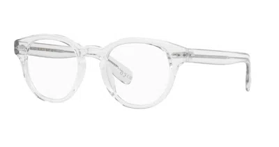 Pre-owned Oliver Peoples Ov5413u 1101 50 Cary Grant Crystal Men's Eyeglasses In Clear