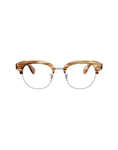 Oliver Peoples Ov5436 Man Eyeglass Frame Brown Size 50 Acetate