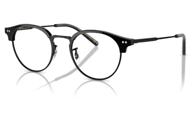 Pre-owned Oliver Peoples Ov5469 1005 Reiland Matte Black Black 46 Mm Men's Sunglasses In Demo Lens