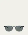 Oliver Peoples Ov5491su Round Acetate Sunglasses In Blue Gradient