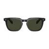 Oliver Peoples Mens Black Ov5546su N. 06 Rectangle-frame Acetate Sunglasses In Nero