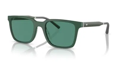 Pre-owned Oliver Peoples Ov5553su Mr. Federer 700471 Semi-matte Ryegrass/forest Sunglasses In Green