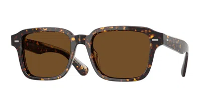Oliver Peoples Ov5562su Errisson Sun Polarized 174157 Occhiali Da Sole Tartarugatishell Per Uomo In Brown
