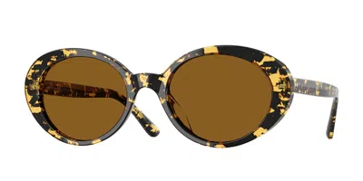 Oliver Peoples Ov5565su Lumar 177853 Occhiali Da Sole Tartarugatishell Per Donna In Brown