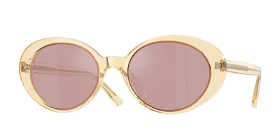 Oliver Peoples Ov5565su Lumar Polarized 1792ak Occhiali Da Sole Chiari Per Donna In Neutral