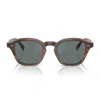 Oliver Peoples Womens Green Ov5580su Eyles Square-frame Acetate Sunglasses In Brown