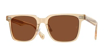 Oliver Peoples Ov5592s Mr. Federer Ii 176653 Occhiali Da Sole Marroni Per Uomo In Brown