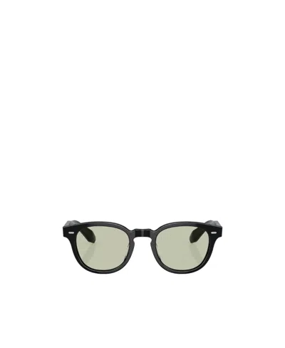 Oliver Peoples Oval Frame Sunglasses In Nude