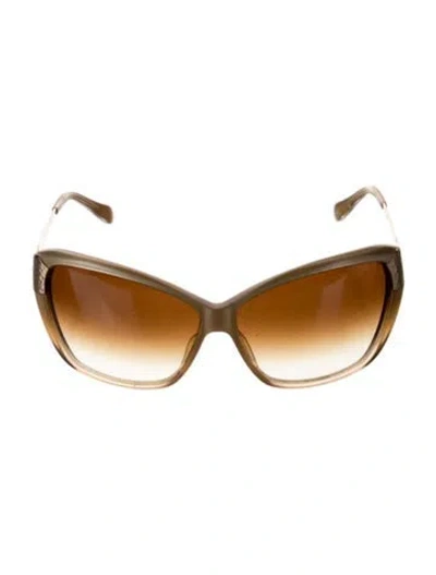Pre-owned Oliver Peoples Oversize Gradient Sunglasses In Neutral