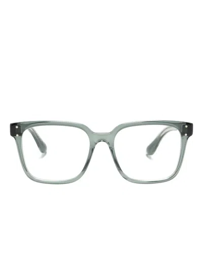 Oliver Peoples Parcell Square-frame Glasses In Green