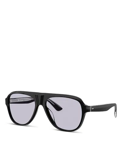 Oliver Peoples Paul Newman Aviator Optical Glasses, 54mm In Black