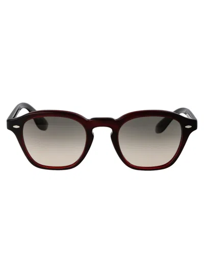 Oliver Peoples Peppe Sunglasses In 167532 Bordeaux Bark