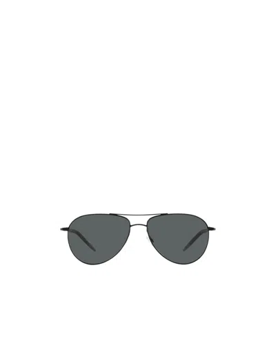 Oliver Peoples Pilot Sunglasses In Black
