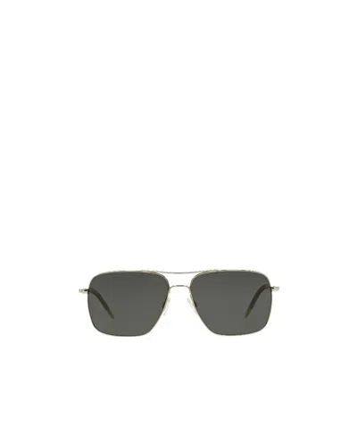 Oliver Peoples Pilot Sunglasses In Black
