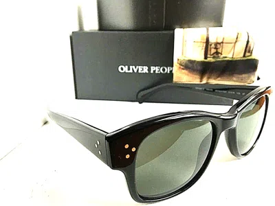 Pre-owned Oliver Peoples Polarized  Jannsson 51mm Black Men's Sunglasses