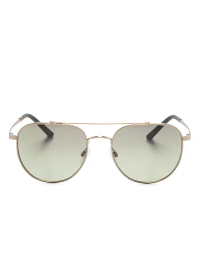 Oliver Peoples R-10 Sunglasses In Gold