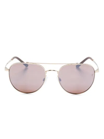 Oliver Peoples R-10 Sonnenbrille In Gold