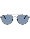 Oliver Peoples R-10 Sunglasses In Pewter