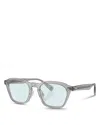 Oliver Peoples R-11 Round Sunglasses, 52mm In Gray