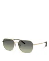 Oliver Peoples 55mm Victory Ii Rectangular Sunglasses In Multi