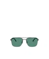 Oliver Peoples Roger Federer 56mm Semirimless Pilot Sunglasses In Green