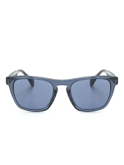 Oliver Peoples R-3 Square-frame Sunglasses In Blue