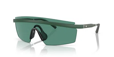Pre-owned Oliver Peoples R-4 Ov 5556s Semi Matte Ryegrass/forest (7004/71) Sunglasses In Green