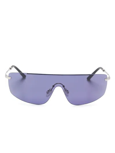 Oliver Peoples R-5 Sunglasses In Silver