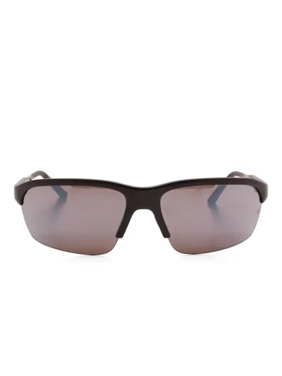 Oliver Peoples R-6 Sunglasses In Braun