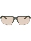Oliver Peoples R-6 Sunglasses In Green