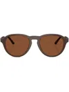 Oliver Peoples R-8 Sonnenbrille In Braun