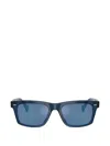 Oliver Peoples X Roger Federer Mr. Federer 55mm Polarized Rectangular Sunglasses In Blue