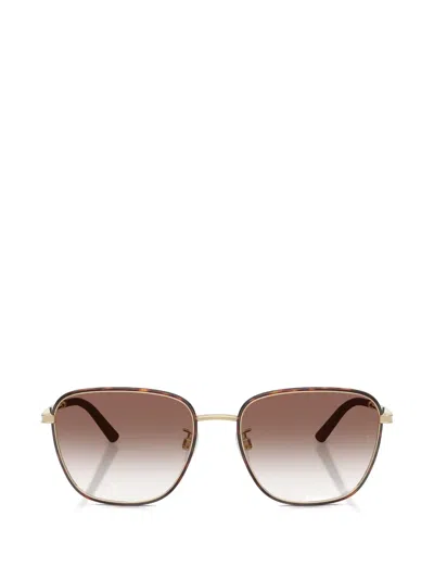 Oliver Peoples R-18 Tortoiseshell-effect Square-frame Sunglasses In Gold