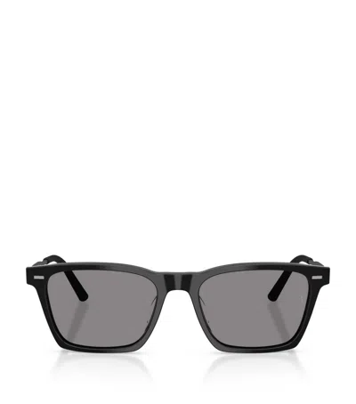 Oliver Peoples R-19 Pillow Sunglasses In Black