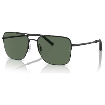 Oliver Peoples R-2 Unisex Sunglasses In Black