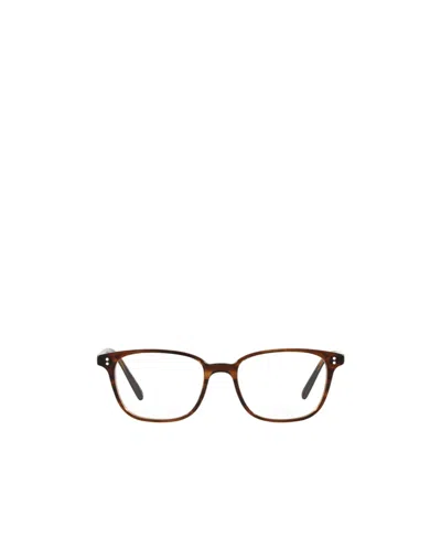 Oliver Peoples Rectangle-frame Glasses In Brown