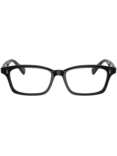 Oliver Peoples Rectangle-frame Glasses In Schwarz