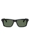 Oliver Peoples Rectangle-frame Sunglasses In Black