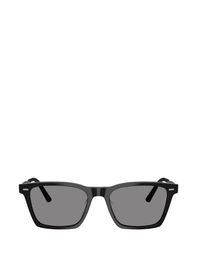 Oliver Peoples Rectangle-frame Sunglasses In Gray