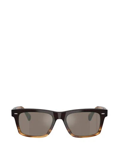 OLIVER PEOPLES RECTANGLE-FRAME SUNGLASSES