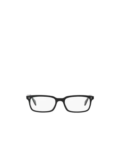 Oliver Peoples Rectangular Frame Glasses In Black