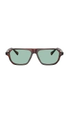 Oliver Peoples Remment Geometric-frame Sunglasses In Brown
