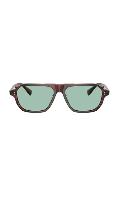 OLIVER PEOPLES REMMENT IRREGULAR SUNGLASSES
