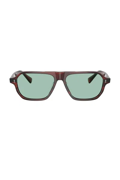 OLIVER PEOPLES REMMENT IRREGULAR SUNGLASSES