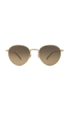 Oliver Peoples Rhydian Sunglasses In Metallic Gold